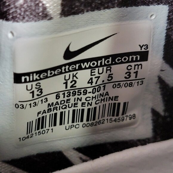 Nike Kobe 8 System Philippine Sneakers Mens Size 13 Black Basketball 613959-001 - Picture 7 of 7